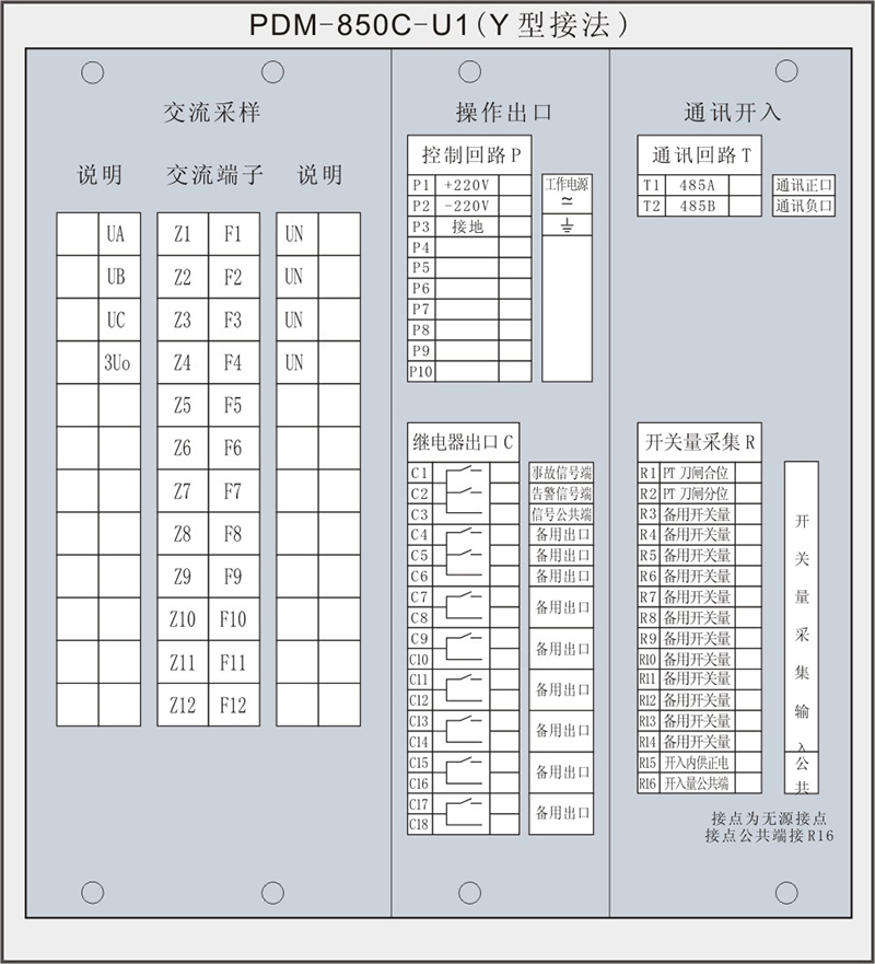 PDM-850C-U1（Y型接法）端子定義.jpg